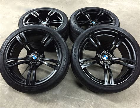 Fs Black Genuine Oem Factory Bmw M5 20 Inch Style 343m Forged Wheels Tires