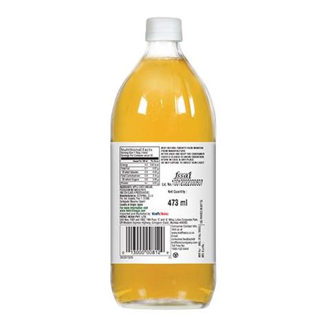 In chronic kidney disease, the kidneys may not be able to process the acid that comes. Buy Heinz Imported Vinegar Apple Cider 473 Ml Online at ...