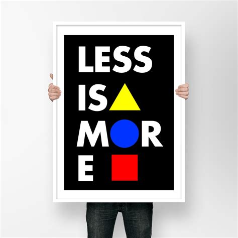 Less is more. Bauhaus Movement Design Shop