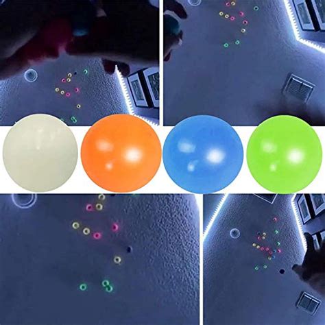 Marlbside Ceiling Sticky Balls Glow Squishy Stress Balls Gobbles