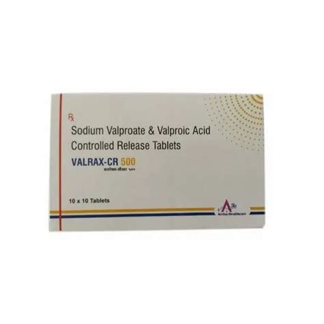 Arrixa Healthcare Sodium Valproate And Valproic Acid Controlled Release
