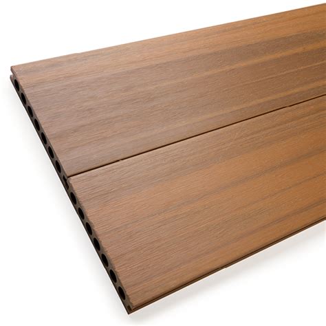 Wpc Woodgrain Decking Boards Teak 29m Step On Safety