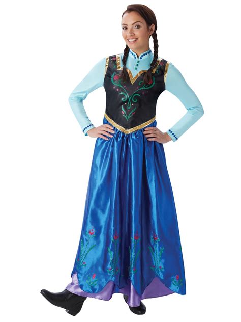 Anna Deluxe Costume Adult The Costumery