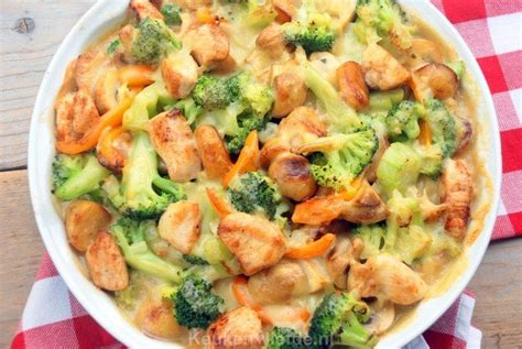 Broccoli Ovenschotel Met Kip Champignons En Krieltjes Keukenliefde