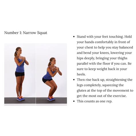 Narrow Squat Squats Squat Stands Exercise