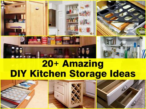 20 Amazing Diy Kitchen Storage Ideas
