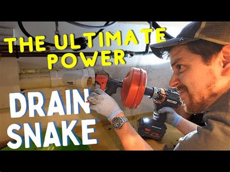 Ultimate Diy Drain Snake Ridgid Power Spin Drain Cleaner With