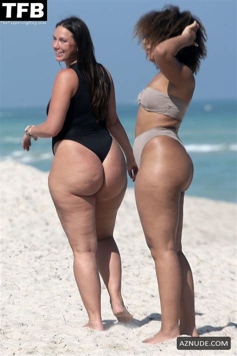 Bianca Elouise And Pal Yes Julz Show Off Their Curves As They Hit The