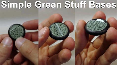 Additional 10% off all clearance items that fit in the bag wednesdays: Tutorial: Simple Green Stuff Bases - YouTube