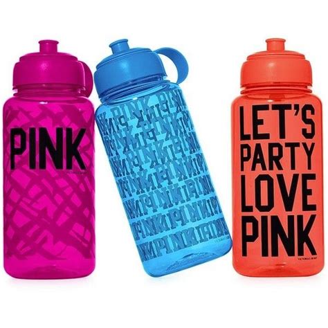 Victorias Secret Water Bottle 13 Found On Polyvore Vs Pink