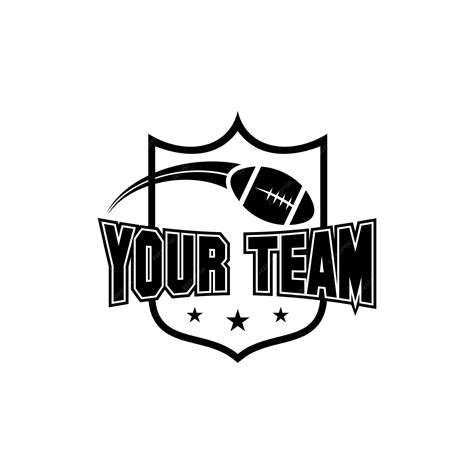 Premium Vector American Football Team Badge Vector Logo Design