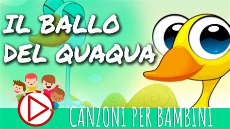 Il Ballo Del Qua Qua 🦆🦆🦆 Originale Canzoni Per Bambini 🎈 Youtube