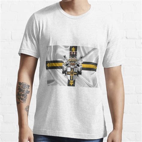 Teutonic Order Coat Of Arms Over Flag T Shirt For Sale By Captain7
