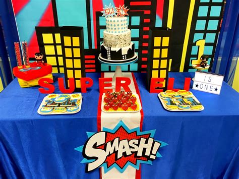 Superhero First Birthday Party Superhero Party Birthday Cake Sweets Ah Licious Hulk The Art Of