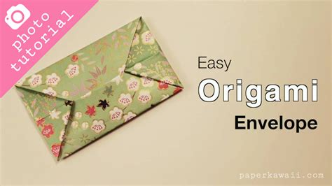 Easy Origami Envelope Photo Tutorial Envelope Tutorial Origami