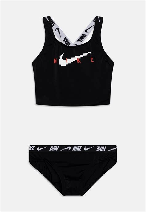 Nike Performance Crossback Midkini Bikini Black Fekete Zalando Hu