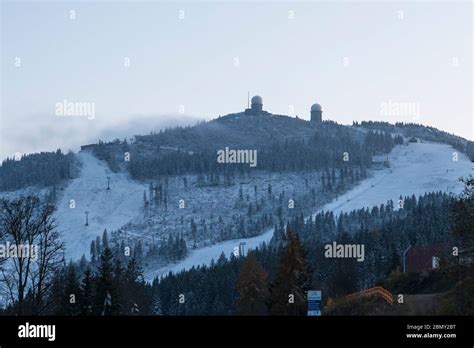 Grosser Arber Im Winter Stock Photo Alamy