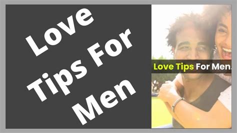 Love Tips For Men Love Tips Tips Ebook