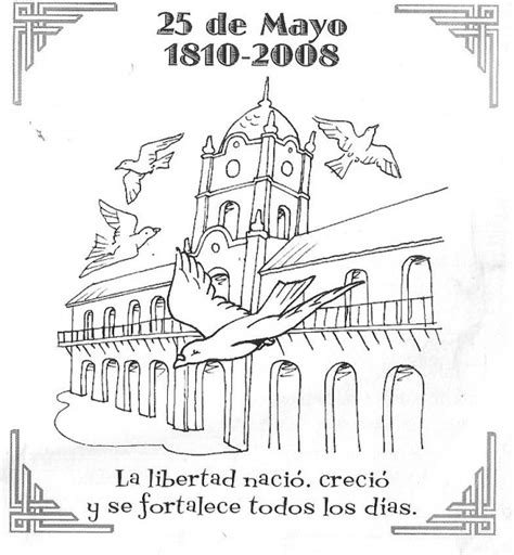Imágenes Del 25 De Mayo Para Niños Para Pintar Colorear E Imprimir