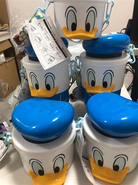 Tokyo Disney Resort Popcorn Bucket Donald Duck Happy Birthday 2023