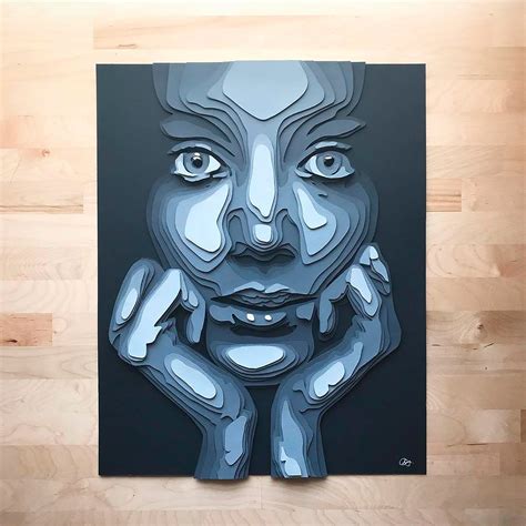 Layered Paper Portraits by Shelley Castillo Garcia | Daily design