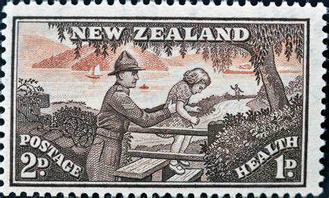 New Zealand 594 1946 Health Stamps Postage Stamp Design Rare