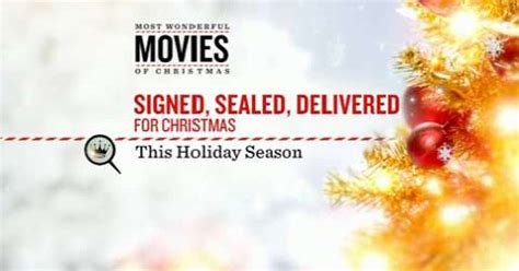 Signed Sealed Delivered For Christmas On Location
