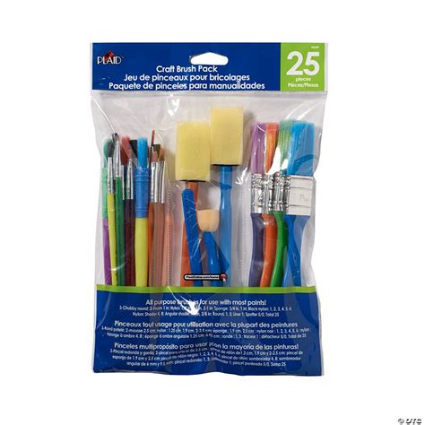 Plaid® Craft Paintbrush Pack Oriental Trading