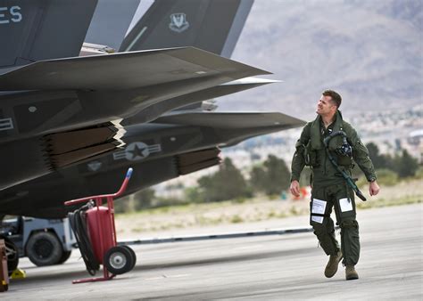 Nellis Afb Pilots Fly Their First Operational F 35 Mission Air Force