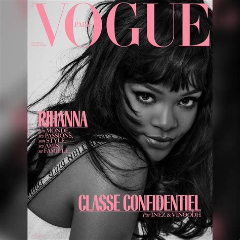 Rihanna Models For New Issue Of Vogue Paris