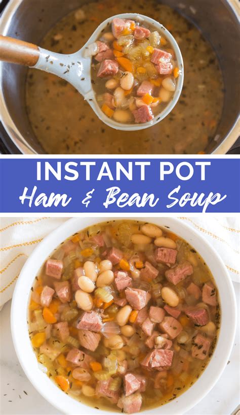 Crock pot ham and cheese grits recipe. Instant Pot Ham and Bean Soup - Family Fresh Meals