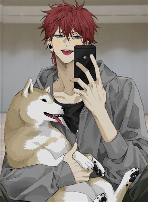 Pin By Bella On Other In 2022 Anime Drawings Boy Red Hair Anime Guy