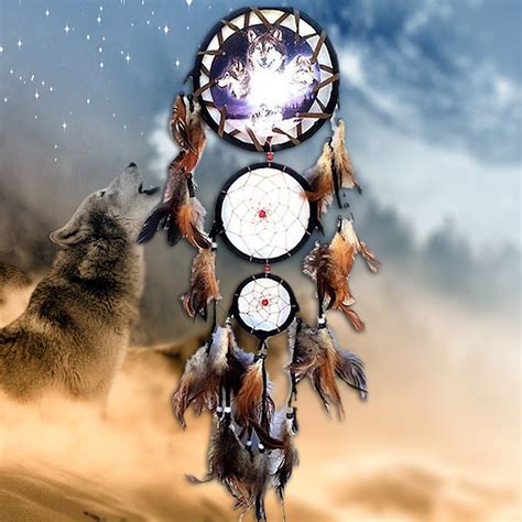 Hand Crafted Gray Wolf Dream Catcher Heres How You Can Use Their