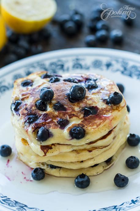 Ricotta Blueberry Pancakes