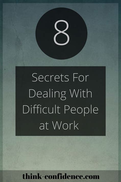 How To Deal With Difficult People At Work Great Techniques To Use