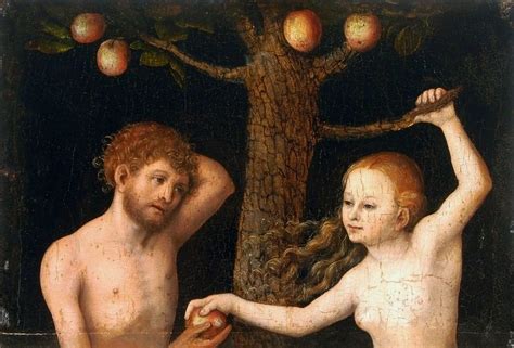 Adam And Eve Lucas Cranach Paradise