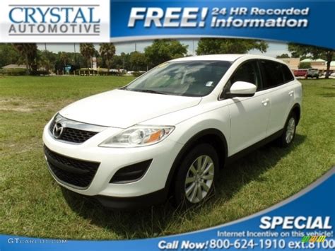 2010 Crystal White Pearl Mica Mazda Cx 9 Sport 114781791 Photo 11