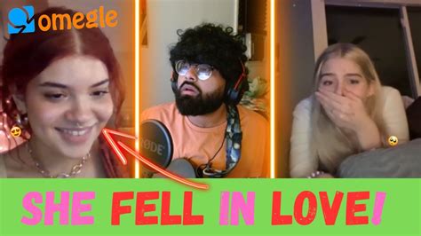 I Think She Fell In Love With Me Omegle Singing Reactions Youtube
