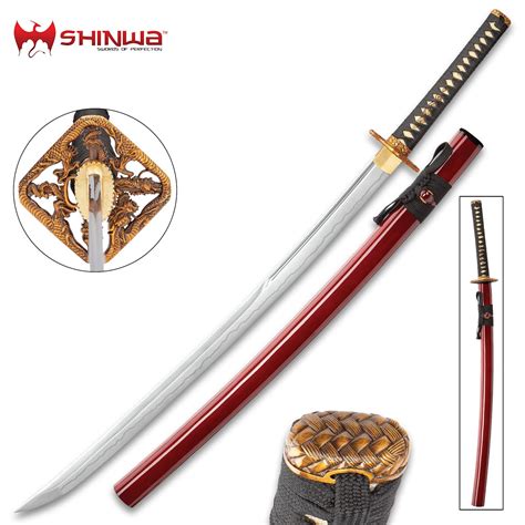 The 10 Best Shinwa Black Knight Black Cord Damascus Ninja Katana Sword