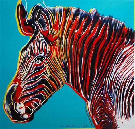 Andy Warhol Endangered Species Grevys Zebra Ii300 1983