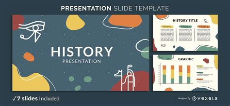 History Presentation Template Vector Download