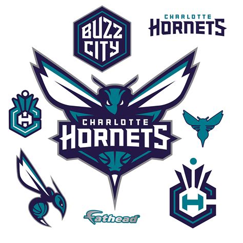 Fly hornets fly los charlotte hornets son un equipo de baloncesto profesional estadounidense con sede en charlotte, carolina del norte. Charlotte Hornets: Logo - Giant Officially Licensed NBA ...