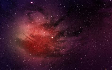 Espaço nebulosa vermelha roxa das estrelas HD wallpaper download
