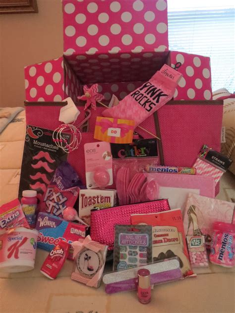 the inspiration for this tickled pink rocking the pink stuff care package is pinned