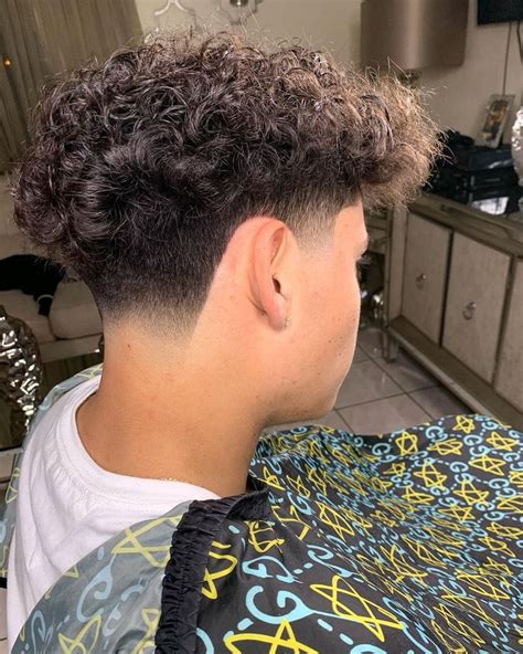 Low Fade Curly Hair Taper Fade Long Hair Fade Haircut Curly Hair Low