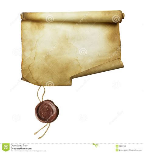 Ancient Scroll Stock Image Image Of Rouleau Manuscript 13397609