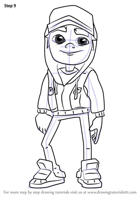 How To Draw Jake From Subway Surfers Subway Surfers Step By Step