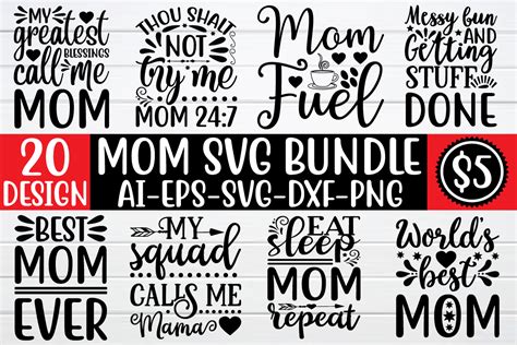 Mom Svg Bundle By Bdb Graphics