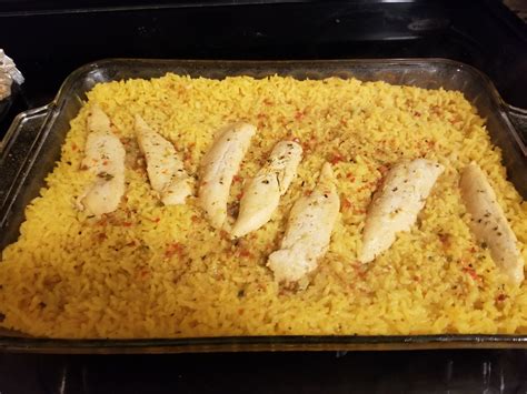 Easy Chicken And Yellow Rice Recipe Allrecipes
