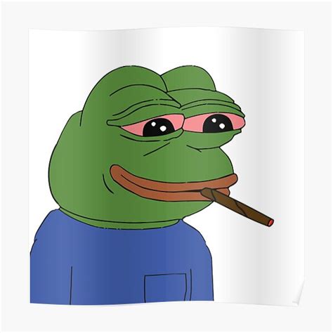 Pepega Twitch Emote Poster For Sale By Renukabrc Redbubble